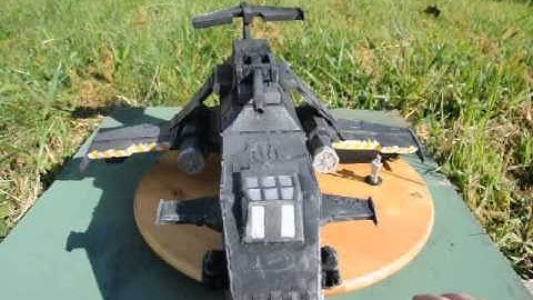 Thunderhawk Gunship Black and silver, Scratch built