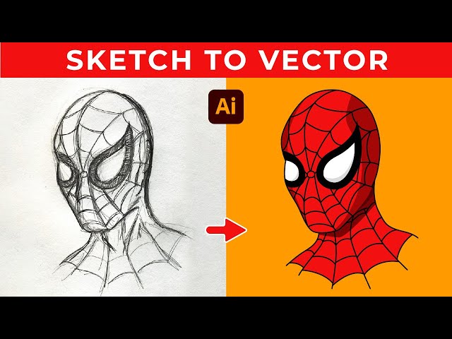 Créer une Toile d'Araignée façon Spider-Man [Tuto Illustrator] 