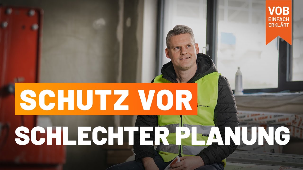 VOB einfach erklärt: Wie du dich als Dachdecker & Zimmerer vor SCHLECHTER Ausführungsplanung schützt