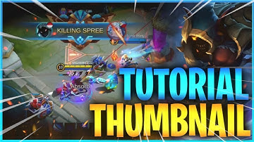 HOW TO MAKE MLBB THUMBNAIL FOR MONTAGE/GAMEPLAY USING - (PS TOUCH × PIXELLAB)