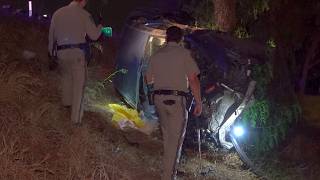 Driver Trapped After Crashing Into Tree Along SR-94 In Lemon Grove