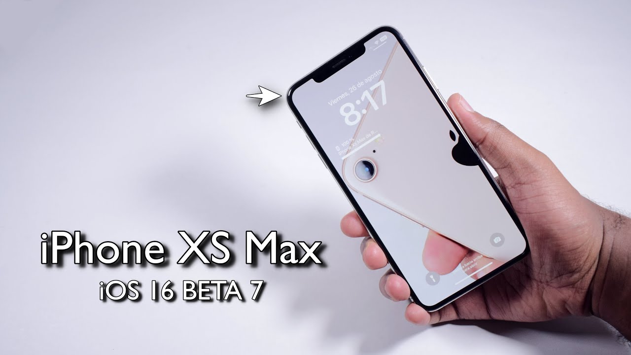 iPhone XS Max con iOS 16 🚀 ¿cómo va iOS 16 beta 7 en iPhone XS Max? 🤔