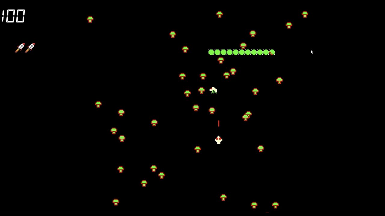 Centipede Mini Game using C++ and SFML - YouTube