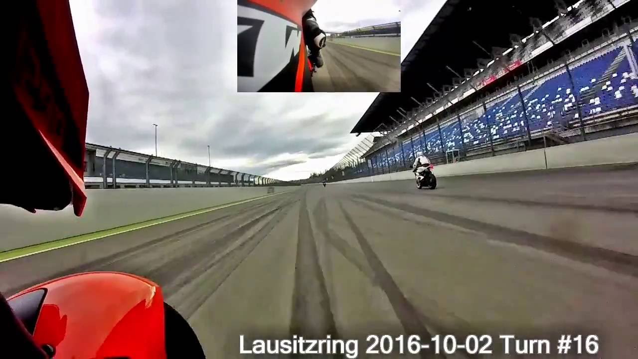 Lausitzring 2016-10-02 Turn 16 und 18 mit KTM 1290 Super Duke R