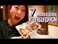 7 Where and What to EAT in Fukuoka!! Mentaiko, Motsu Nabe, Unagi, and many more! Fukuoka Series 6/7