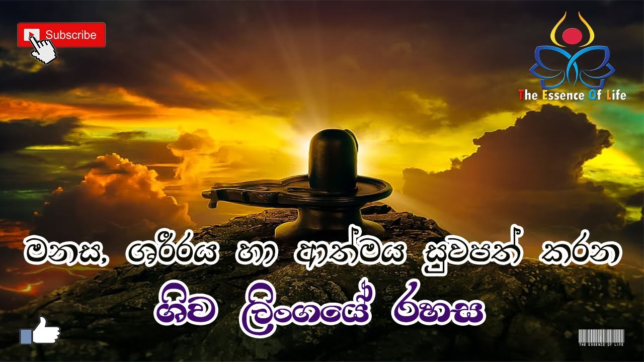 මනස, ශරීරය හා ආත්මය සුවපත් කරන ශිව ලිංගයේ රහස්  - Shiva lingam