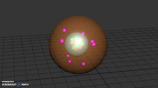 MAYA Oxygen Model Electron Animation
