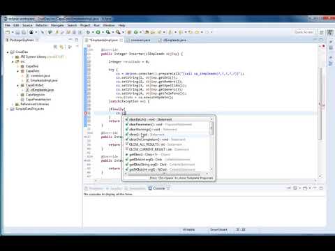 Crud en SQL Server con Java Eclipse parte II - YouTube