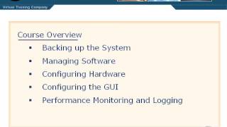 VTC Player   Unix System Administration Essentials, Course Overview screenshot 5