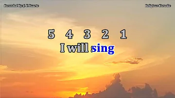 I Will Sing of Jesus' Love - Key of G (Karaoke)