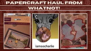 Paper craft haul! Stamps Dies Paper - from Whatnot!