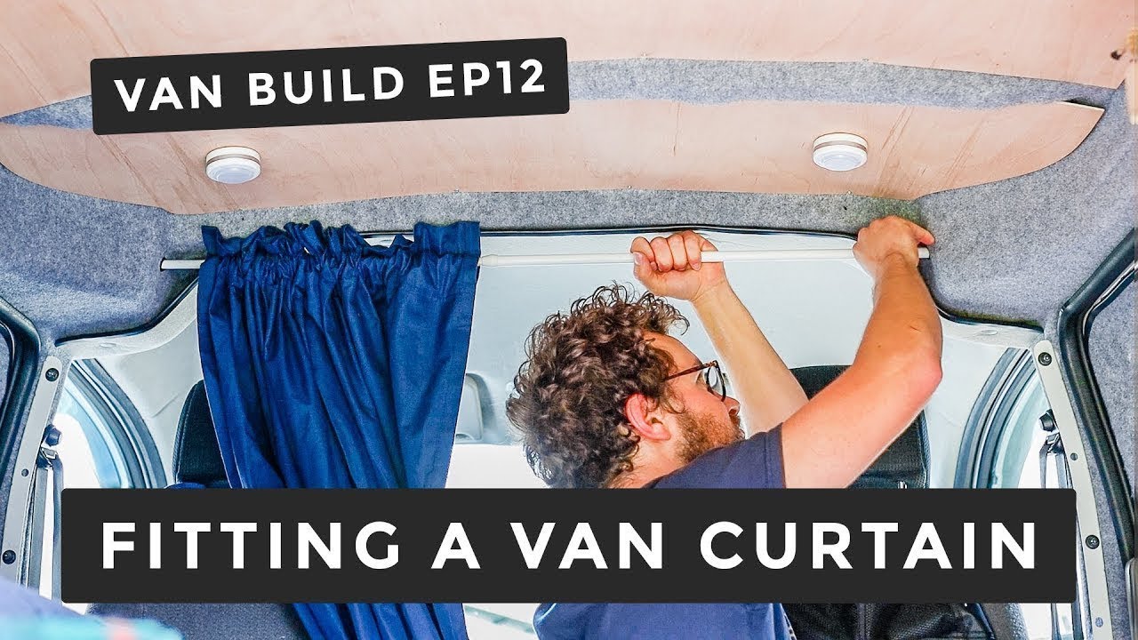 Installing A Blackout Curtain In A Van Ep 12 Nissan NV200 Camper