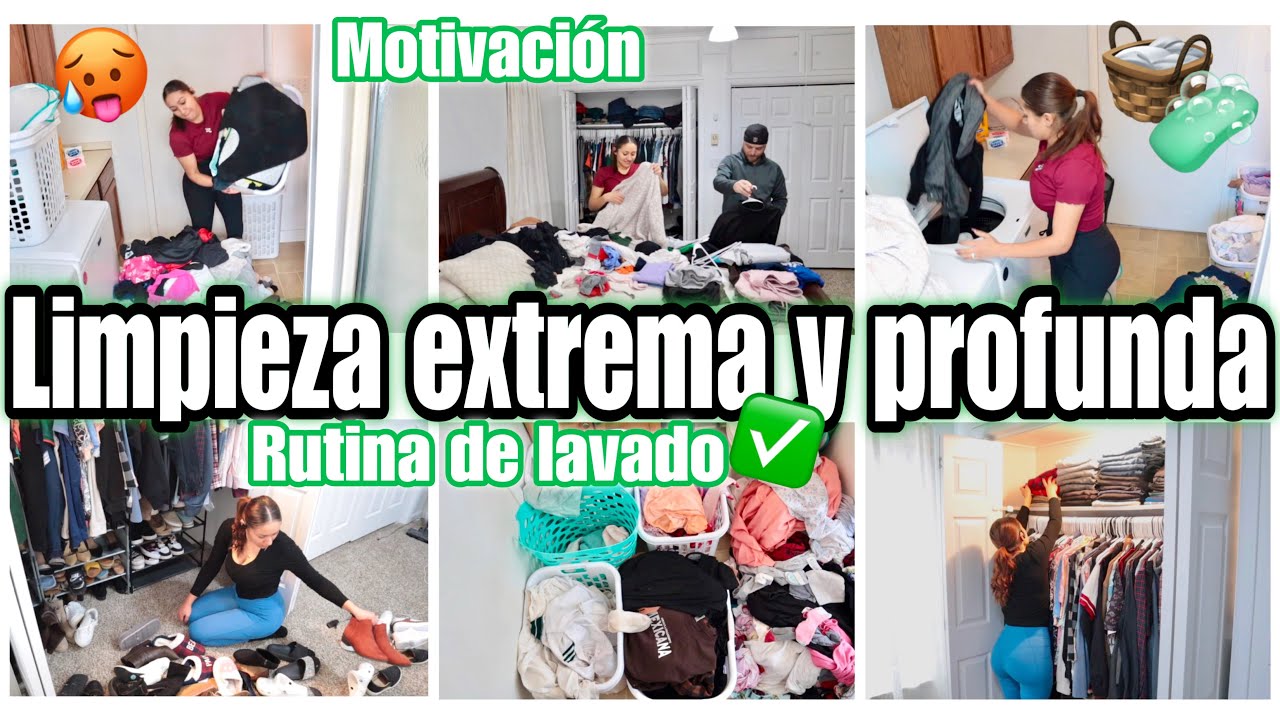 ✅*NEW* LIMPIEZA EXTREMA Y PROFUNDA🥵ORGANIZACIÓN Y DEPURACIÓN DE CLOSET MASIVA😳UN COMPLETO DESASTRE😨
