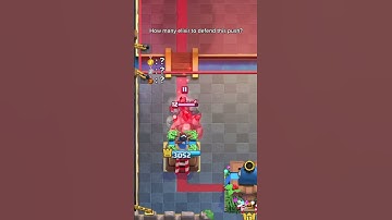 How many elixir to defend this push? #clashroyale #shortvideo #shorts