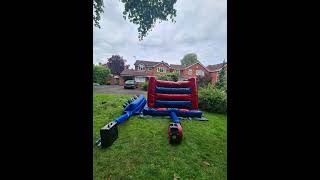 Bouncy castle and air juggler game setup! Pic slideshow. June 2026.