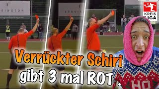 Schiri dreht durch! 3 ROTE KARTEN dafür??! 🤯⚽️ MauriiPastore