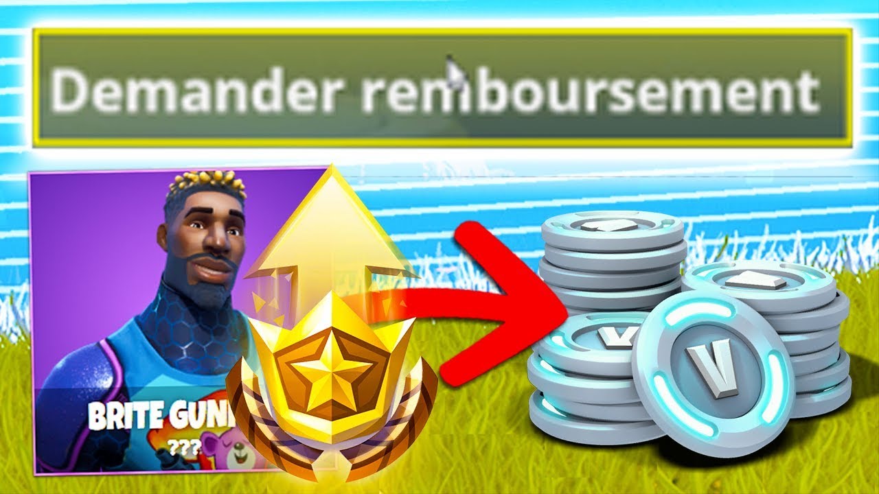 SE FAIRE REMBOURSER DES SKINS sur Fortnite: Battle Royale ! - YouTube