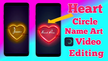 How to make heart circle status video || Status video kaise banaye || alightmotion video editing