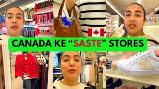 Canada ke saste stores| Best deals on these stores | Shopping Vlog.