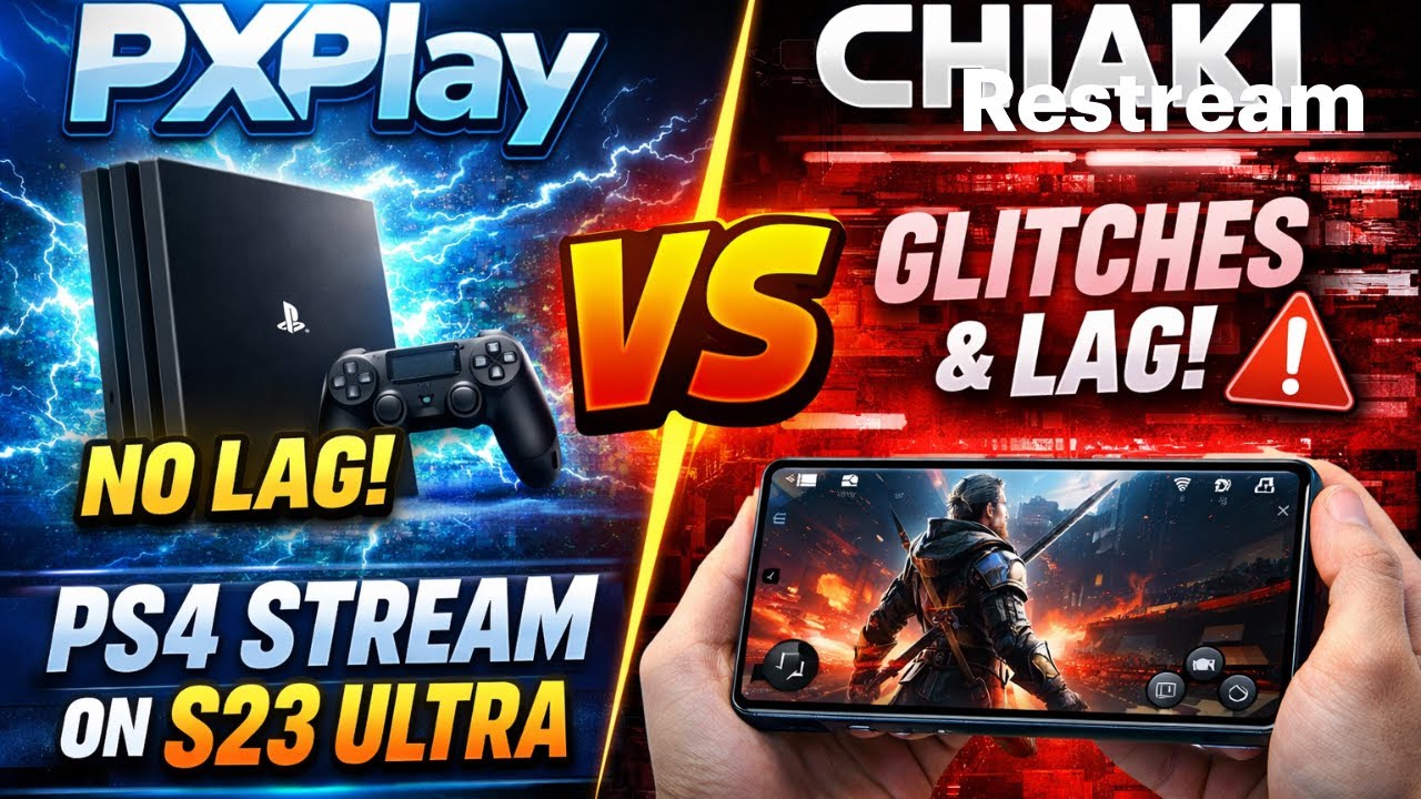 PXPlay DESTROYS Chiaki 😱 | NO LAG PS4 on S23 Ultra💀LIVE