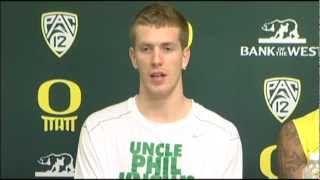 E.J. Singler, Carlos Emory, Tony Woods and Arsalan Kazemi Talk After Oregon's Civil War Win