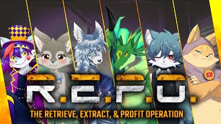 【R.E.P.O】回収作業も大事だけどまずは敵をぶっ潰さないと With 星宮銀次狼&吉尾翠月&緑竜リエル&転福テナ&タイムアウト
