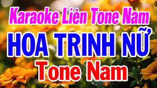 Karaoke Liên Khúc Tone Nam Bolero Chọn Lọc Bài Hay Dể Hát | Hoa Trinh Nữ , Qua Cơn Mê | Huỳnh Lê