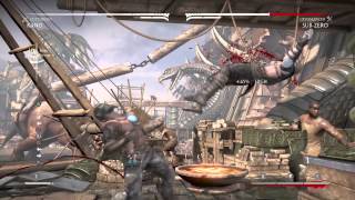 MKX Kano(Cutthroat) 50% Midscreen Combo *New Cancel Buff*
