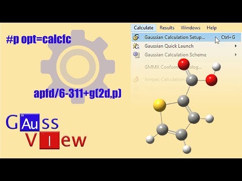 Gaussian Calculation Setup Overview