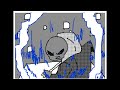 【undertale】sans fight flipnote animation 「The REAL battle:Reversal」