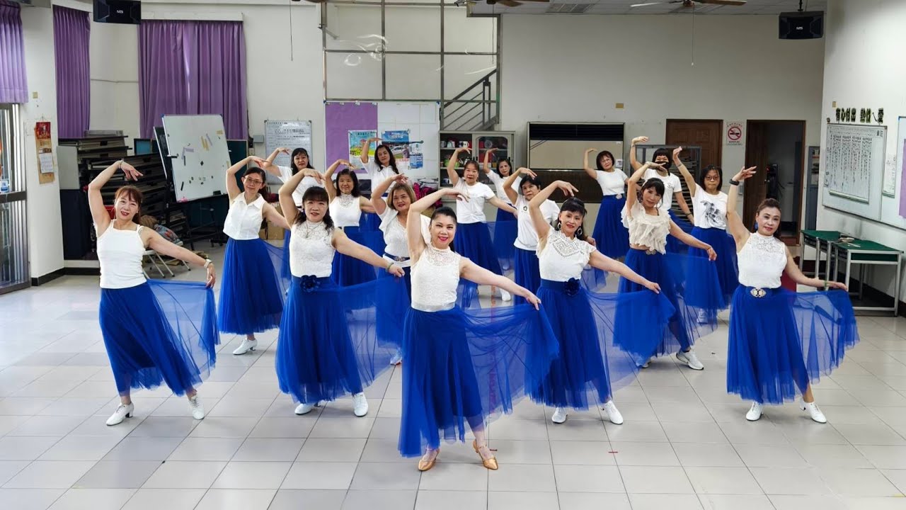 丁香花(華爾滋) 林秀霞老師(舞蹈教學) 編舞:蕭明美老師 永康真好舞蹈班