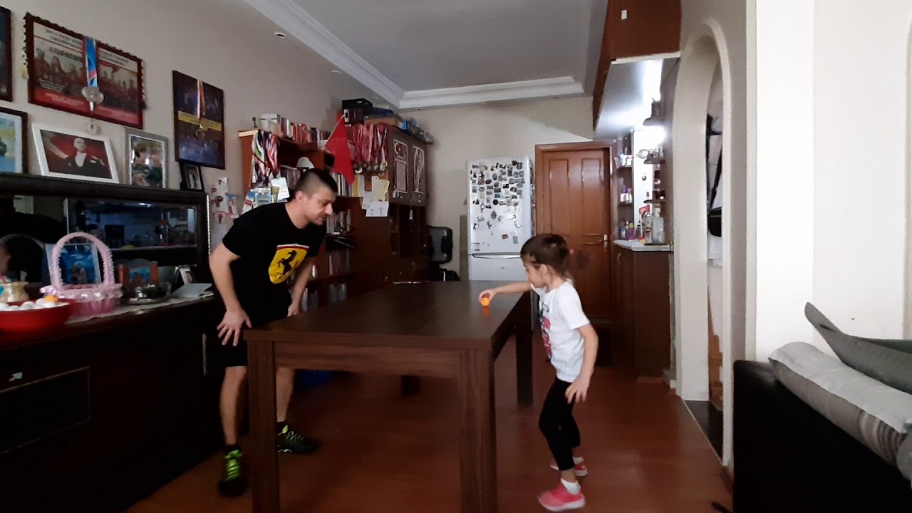 Evde Masa Tenisi Eğitimi / Temel Çalışmalar / Ders 3