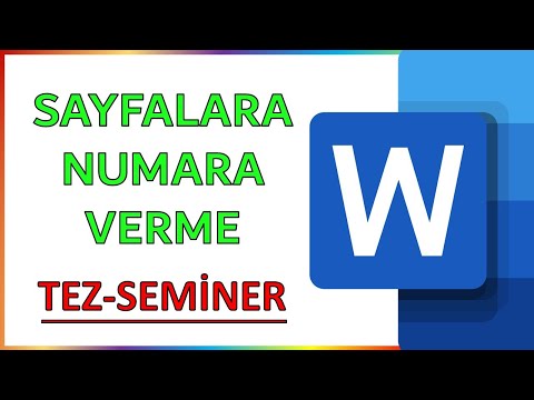 Video: Word'de Sayfalama Nasıl Yapılır