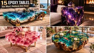 15 Stunning Epoxy Resin Tables You Won't Believe Are Real