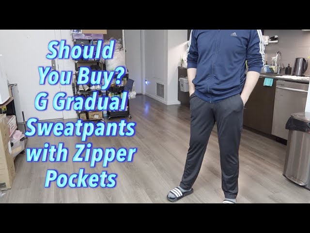 Should You Buy? G Gradual Sweatpants with Zipper Pockets 