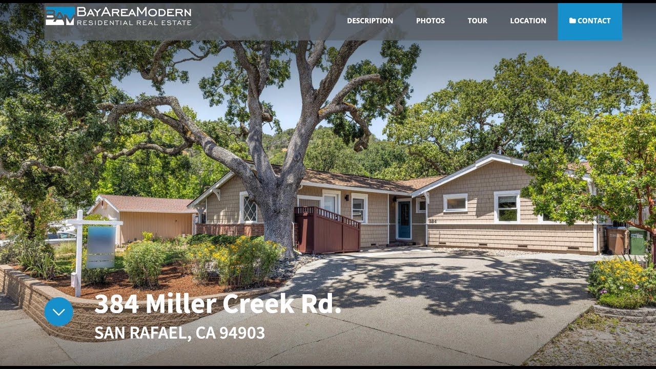 SOLD! Marinwood home for sale on Miller Creek Road 1,265,000