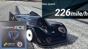 226mph !!!!   ARRMA Limitless GT.         Castle Creations Cobra ACE  8S.      March 2025