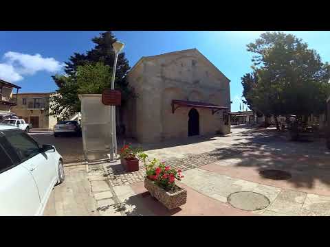 A Video walk in Kathikas, a village in Cyprus,