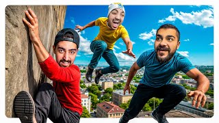 واقعی ترین گیم پارکور دنیا رو رفتیم با بچه ها 