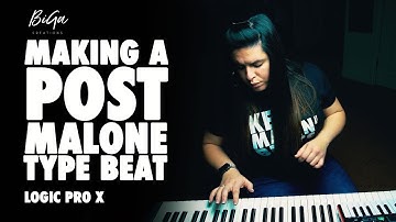 Making a Post Malone Type Beat + New Challenge! [Logic Pro X]