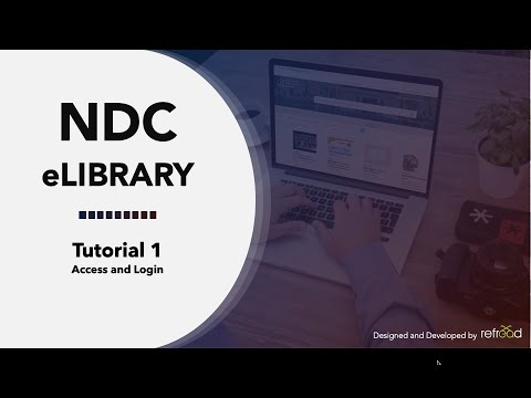 NDC Tutorial 1 - Access and Login