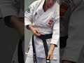 Beautiful tips on how to tie a match belt from the 1st champion of 2020 olympic karate karatelife