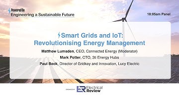 Panel: Smart Grids and IoT: Revolutionising Energy Management​