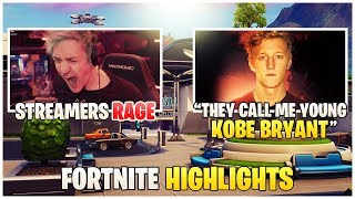 Information Streamers *RAGE* | Tfue Says He's The *KOBE BRYANT* Of Fortnite | Daily Fortnite Highlights Guide