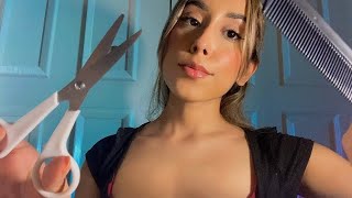 ASMR Haircut Role play (personal attention) Hair salon ✂️