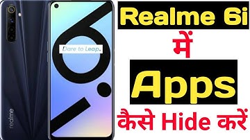 How to hide apps in realme 6i || Realme 6i me app kaise hide kare ||