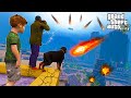 РЕАЛЬНАЯ ЖИЗНЬ В GTA 5 - СПАСАЮ СЫНА И ЧОПА ОТ ОГРОМНЫХ МЕТЕОРИТОВ В ГТА 5 МОДЫ! ВИДЕО ИГРЫ MODS