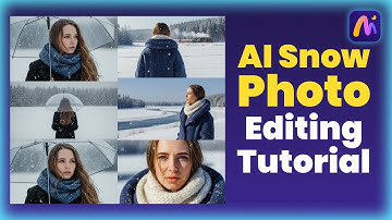 How to Edit AI Snow Trend Photo using AI | TikTok AI Snow Trend Photo Editing Tutorial