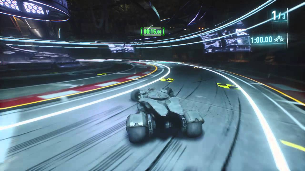 Batman Arkham Knight: Proving Ground AR Racetrack ( 3 Laps ) - YouTube