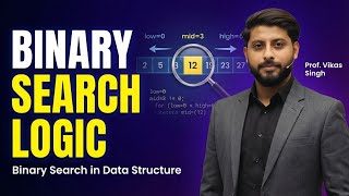 Logic Of Binary Search Program | Binary Search In Data Structure In Hindi By Vikas Singh